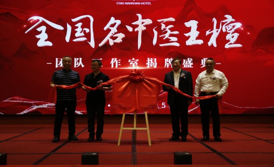 2024年6月15日，王檀中醫(yī)團(tuán)隊工作室在酒店公司舉辦揭牌儀式_副本.jpg